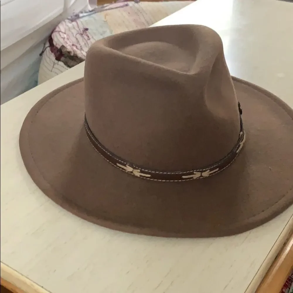 SCALA safari hat wool felt crushable small fedora